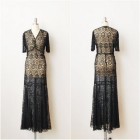 Estélyi ruha 30-as évek stílusa