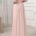 Hosszú rózsaszín ruha