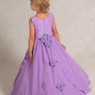 Virág gyermek ruhák lila