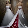 Esküvői ruhák piros fehér