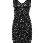 Fekete csillogó ruha