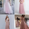 Estélyi ruha régi rózsaszín hosszú