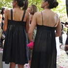 Esküvői vendég fekete ruha
