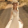 Hippi ruha fehér esküvő