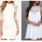 Fehér téli ruha