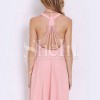 Backless ruha rózsaszín