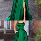 Egyszerű zöld ruha