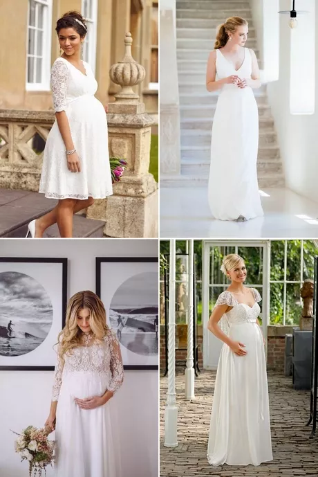 Esküvői divat terhes nők számára